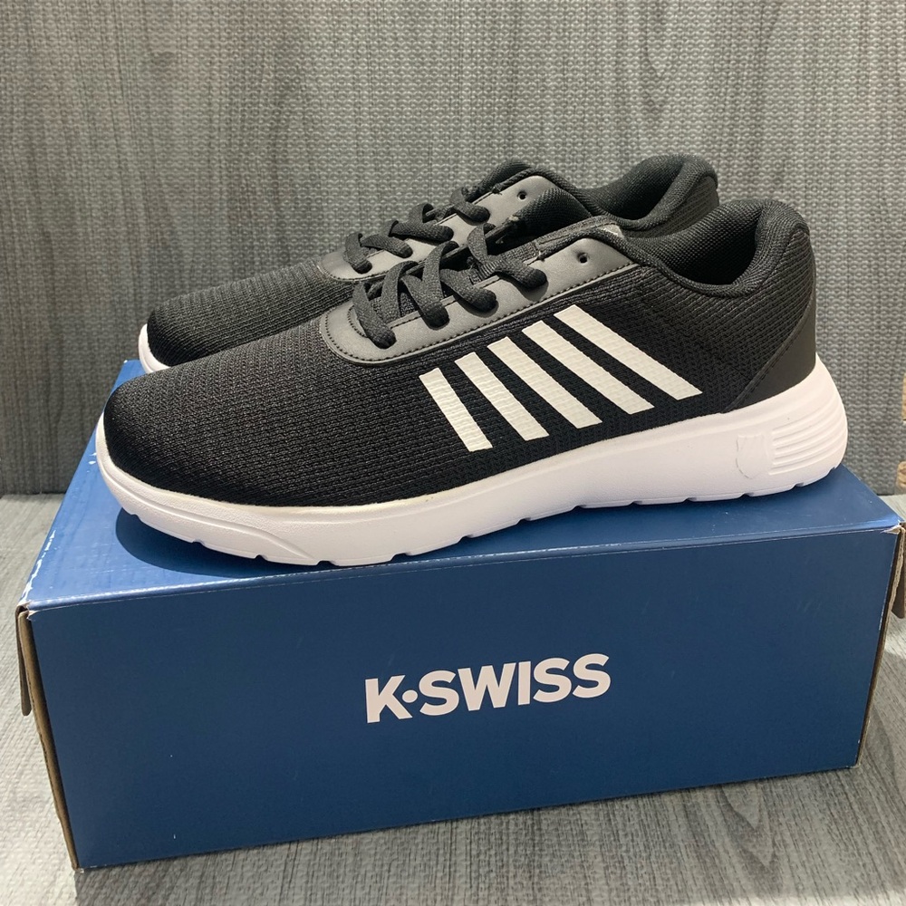 New K-Swiss Arroyo Sports tennis Sneakers Lightweight Men Size 10 Shoes Black